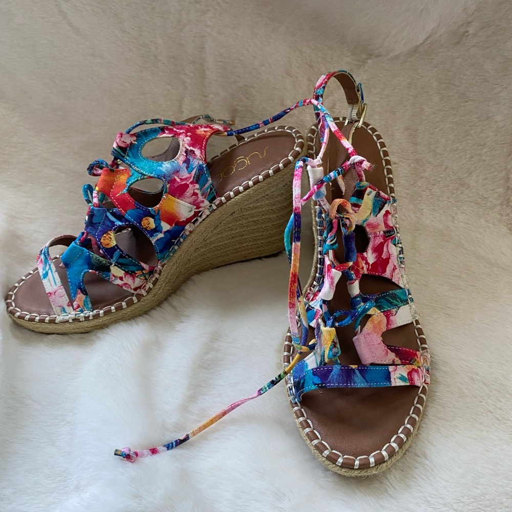Colorful Summer Wedges